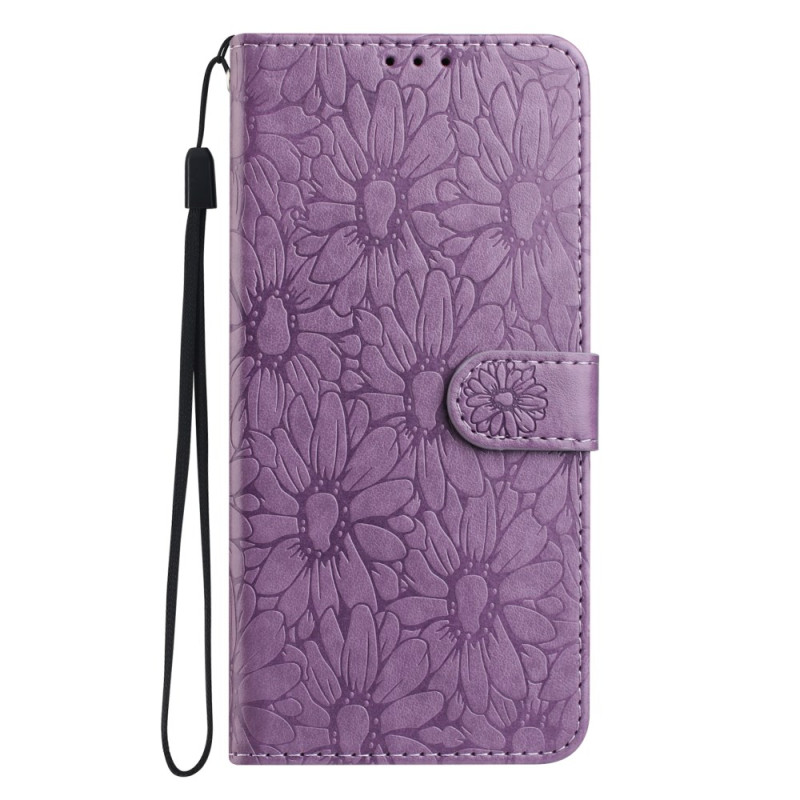 Honor Magic 7 Lite / X9c Funda con estampado de margaritas