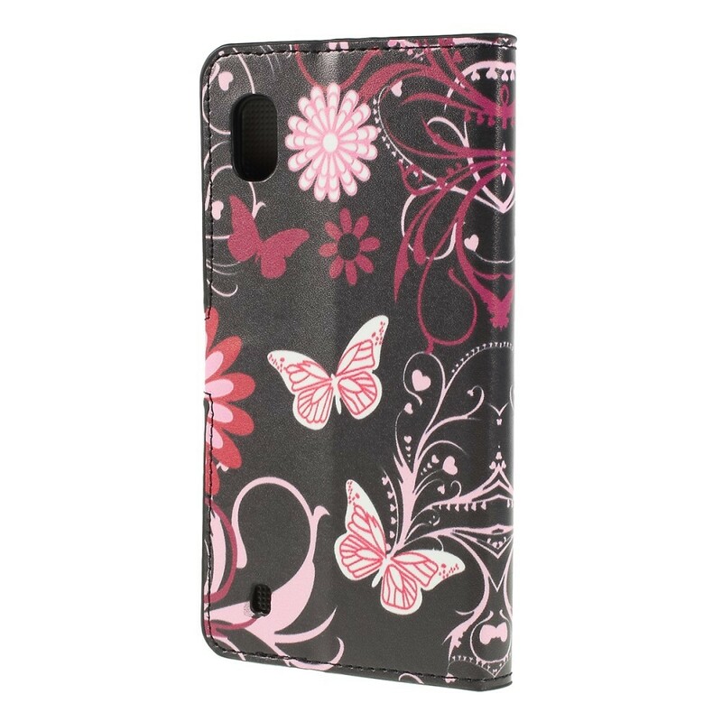 Funda Samsung Galaxy A10 Mariposas y Flores