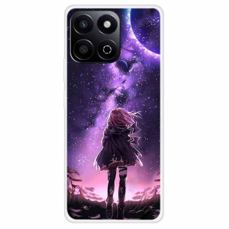 Honor X7c 5G / 4G / 200 Smart 5G Funda Estrellas y Chica