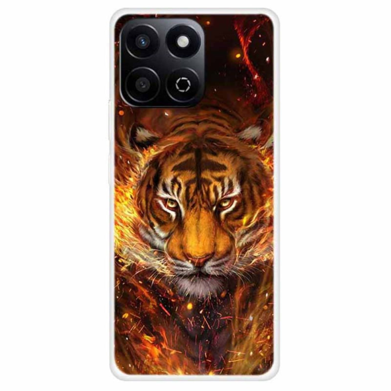 Honor X7c 5G / 4G / 200 Smart 5G Flame Tiger Funda