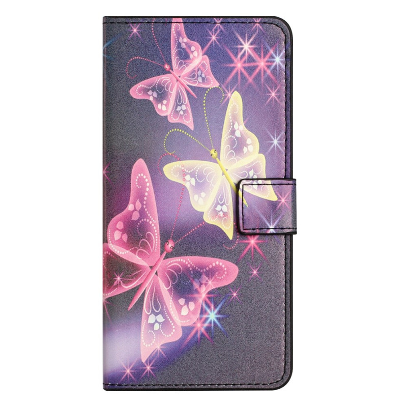 Honor X6c 4G / X6b 4G / X6a 4G Funda Sparkling Butterflies
