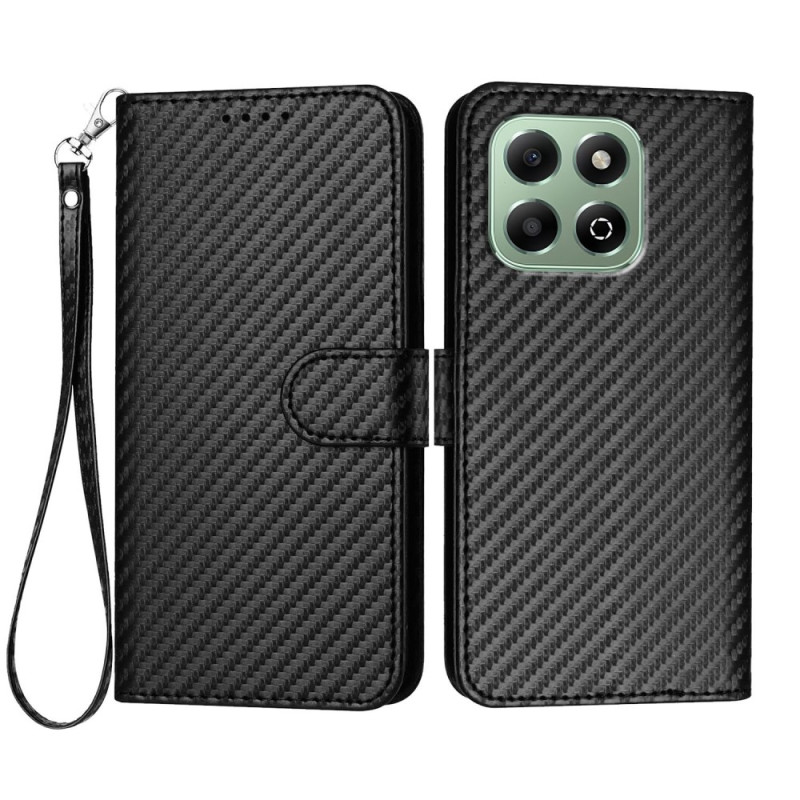 Honor X6b 4G / X6a 4G Funda con colgante de fibra de carbono