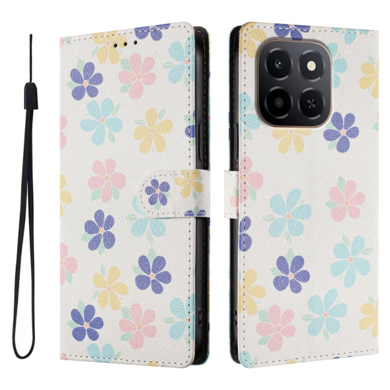 Honor X6c 4G / X5b / X5b Plus Funda Flores de Colores