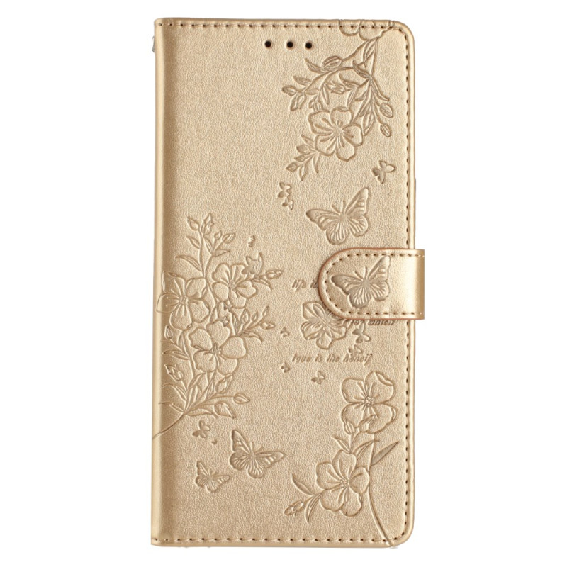 Honor X6c 4G Funda Mariposa Floral