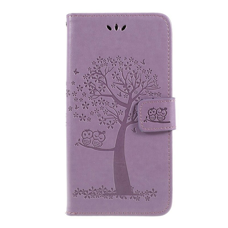 Funda con colgante de árbol y búho para el Samsung Galaxy A10 Funda con colgante de árbol y búho para el Samsung Galaxy A10