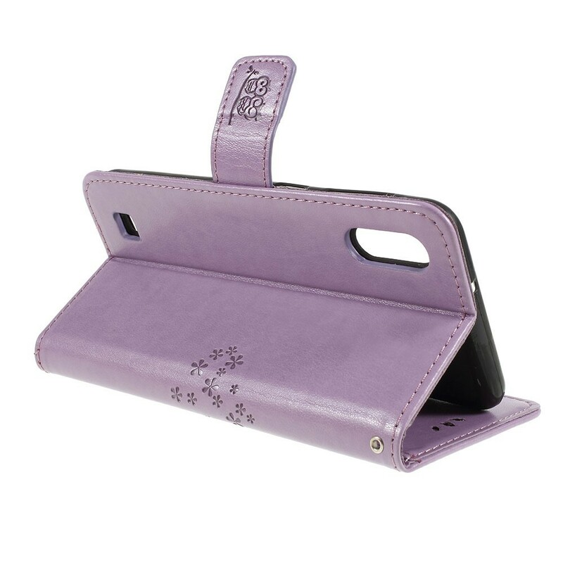 Funda con colgante de árbol y búho para el Samsung Galaxy A10 Funda con colgante de árbol y búho para el Samsung Galaxy A10