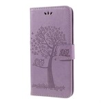 Funda con colgante de árbol y búho para el Samsung Galaxy A10 Funda con colgante de árbol y búho para el Samsung Galaxy A10
