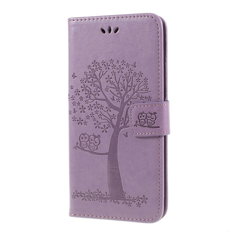 Funda con colgante de árbol y búho para el Samsung Galaxy A10 Funda con colgante de árbol y búho para el Samsung Galaxy A10
