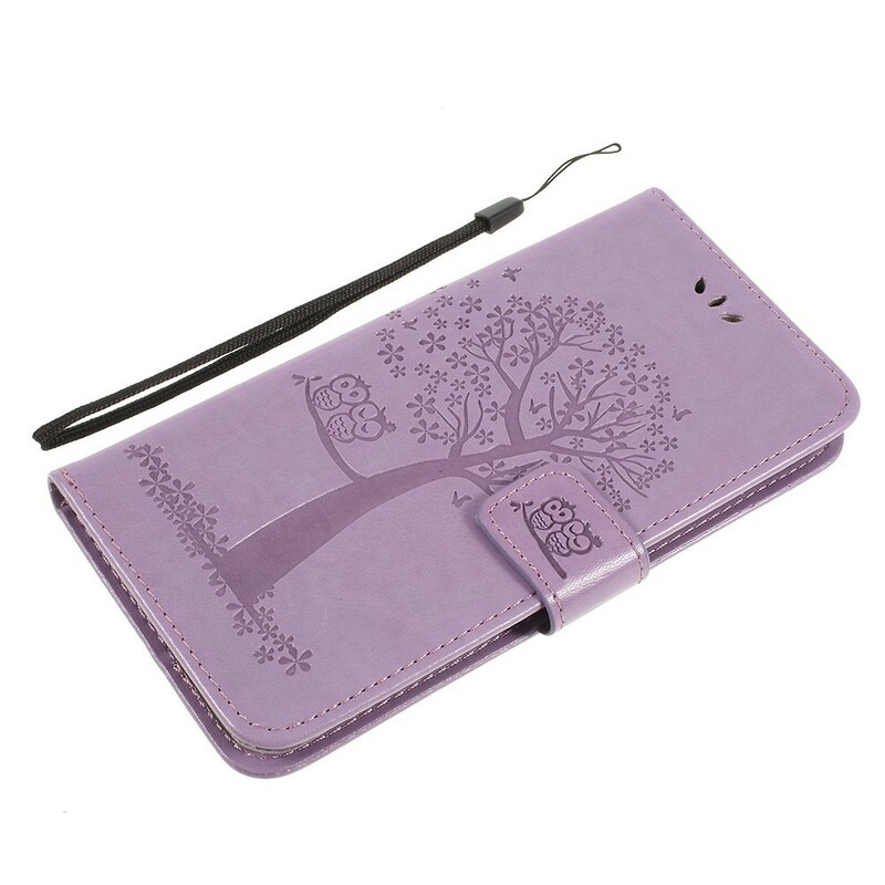 Funda con colgante de árbol y búho para el Samsung Galaxy A10 Funda con colgante de árbol y búho para el Samsung Galaxy A10