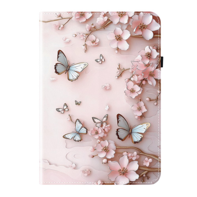 Funda Lenovo Tab M11 / K11 (11") - TB330 / TB331 Rosa Mariposas