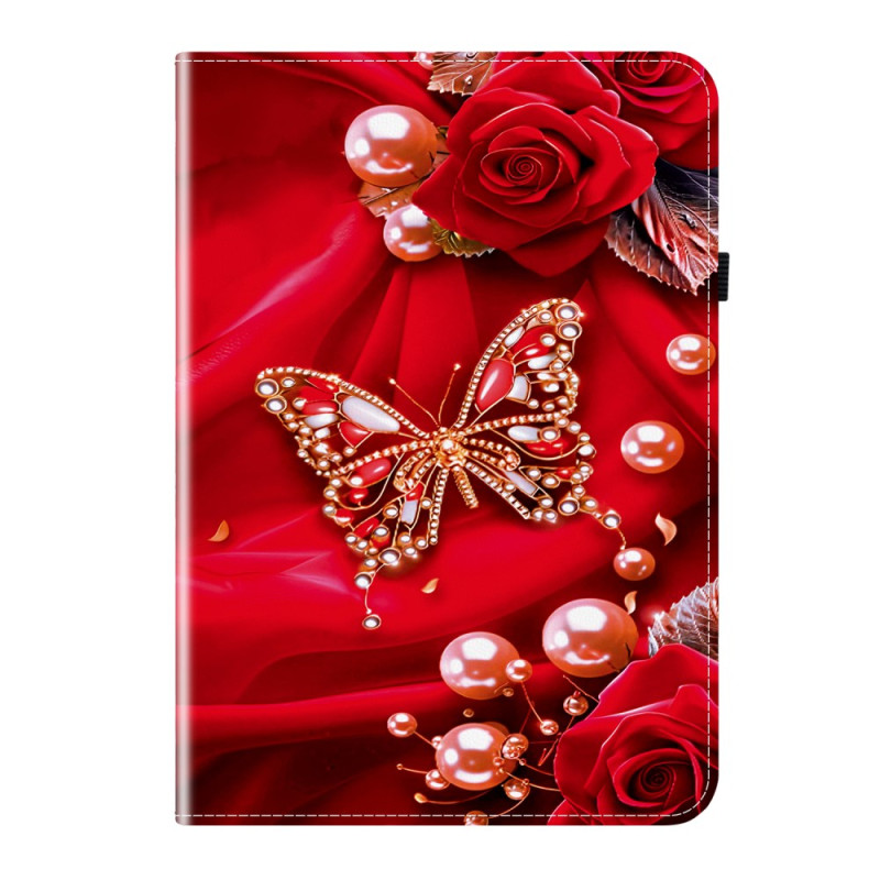 Funda Lenovo Tab M11 / K11 (11") - TB330 / TB331 Rosa Perla Mariposa