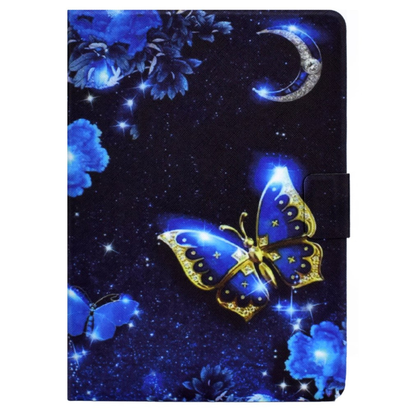 Funda Lenovo Tab M11 / K11 (11") - TB330 / TB331 Butterfly Azul y Oro