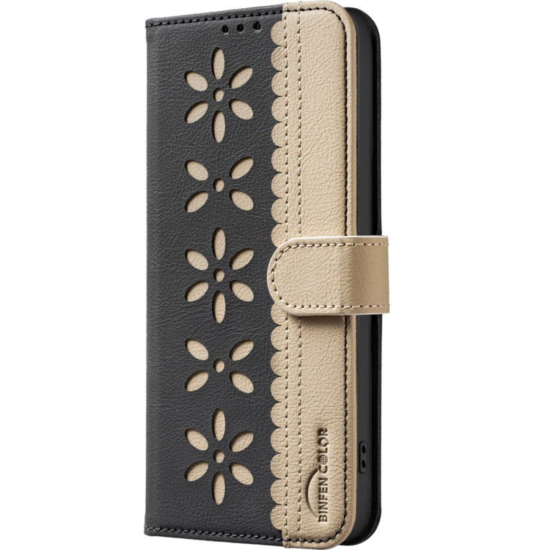 Funda iPhone 17E / 16E Florale BINFEN COLOR (bloqueo RFID)