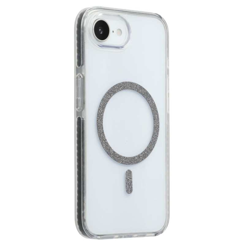 Funda iPhone 17E / 16E Compatible con MagSafe Anillo de purpurina