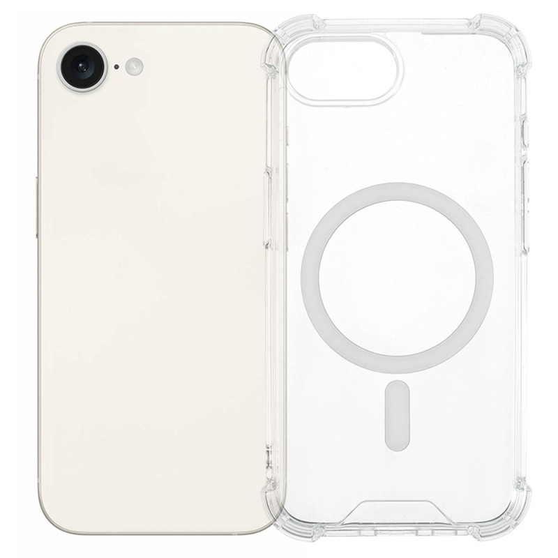 Funda transparente MagSafe compatible iPhone 17E / 16E