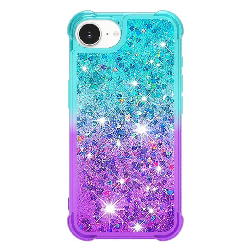 Funda de purpurina degradada para iPhone 17E / 16E
