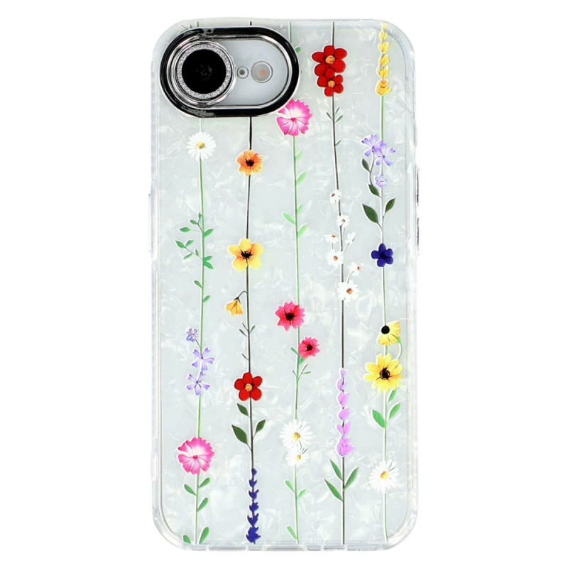 Funda híbrida iPhone 17E / 16E Flores