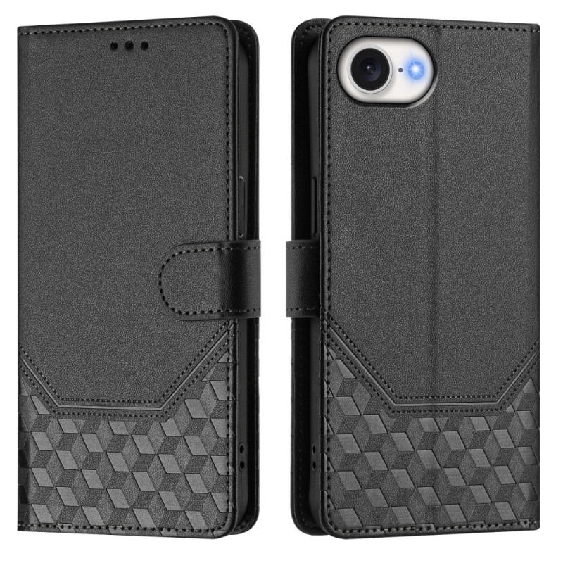 Funda para iPhone 17E / 16E Patrón nido de abeja (bloqueo RFID)
