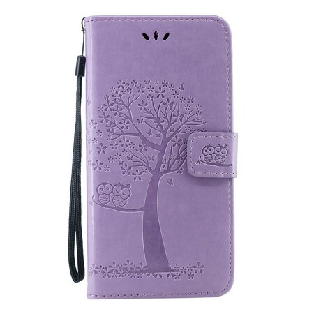 Funda Huawei P Smart Z Árbol y búhos con colgante