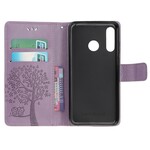 Funda Huawei P Smart Z Árbol y búhos con colgante