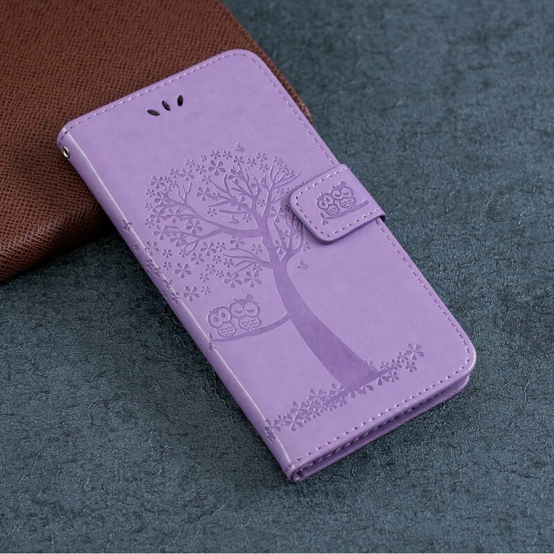 Funda Huawei P Smart Z Árbol y búhos con colgante