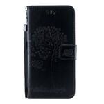 Funda Huawei P Smart Z Árbol y búhos con colgante