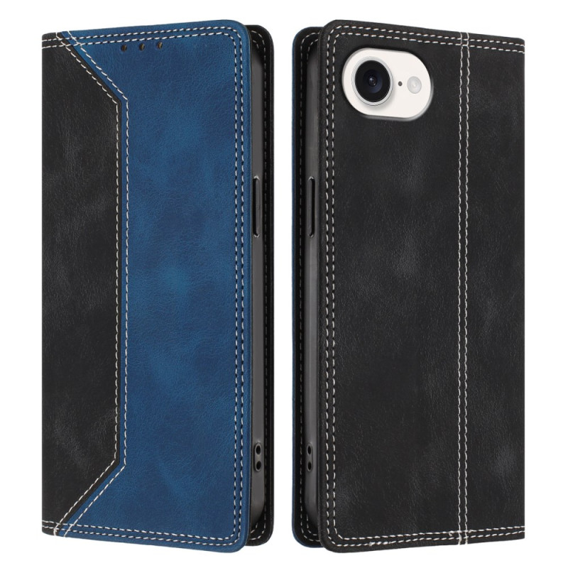 Funda bicolor iPhone 17E / 16E (bloqueo RFID)