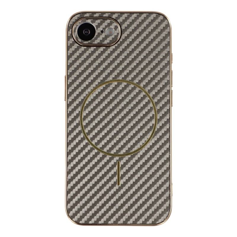 Funda iPhone 17E / 16E Textura de fibra de carbono y acabado electrolítico
