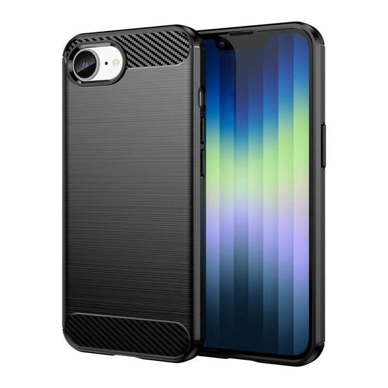 Funda de fibra de carbono cepillada para iPhone 17E / 16E