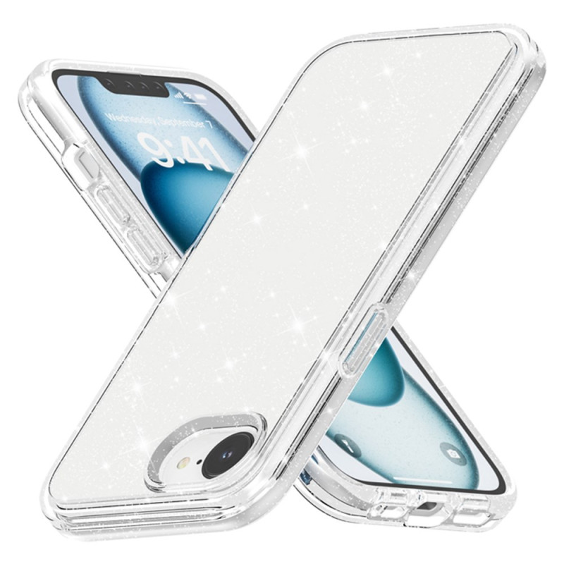 Funda iPhone 17E / 16E Purpurina translúcida