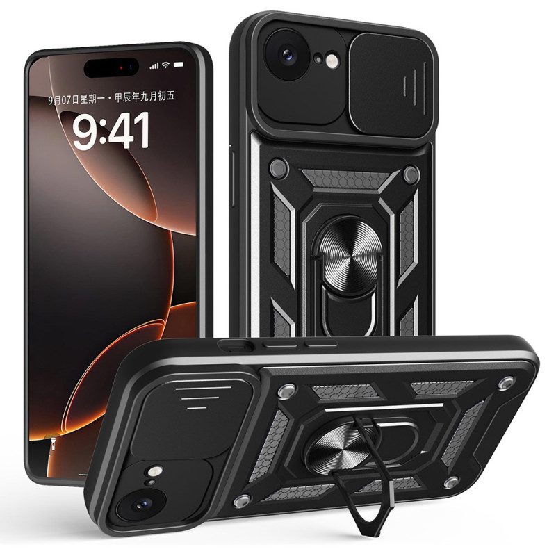 Funda iPhone 17E / 16E Muleta y protección deslizante para la cámara