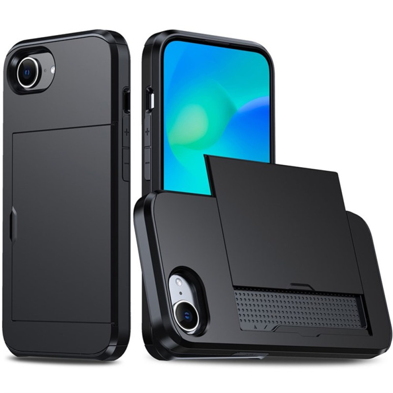 Funda iPhone 17E / 16E AMORUS Sliding Card Funda