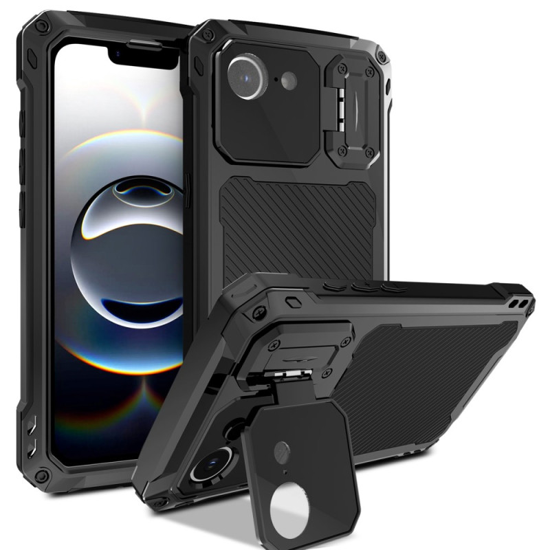 Funda con lente y lámina de cristal templado para iPhone 17E / 16E