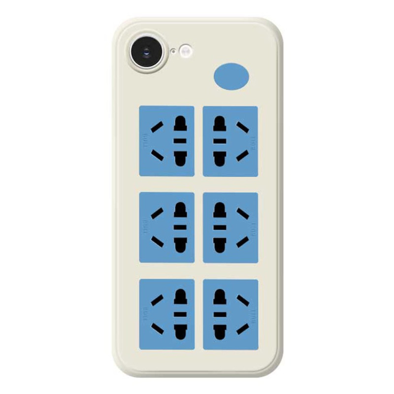 Funda iPhone 17E / 16E Patrón de encaje de bordes rectos