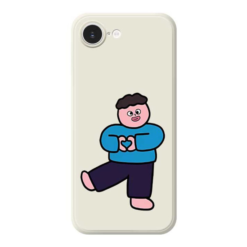 Funda de borde recto Love Boy iPhone 17E / 16E