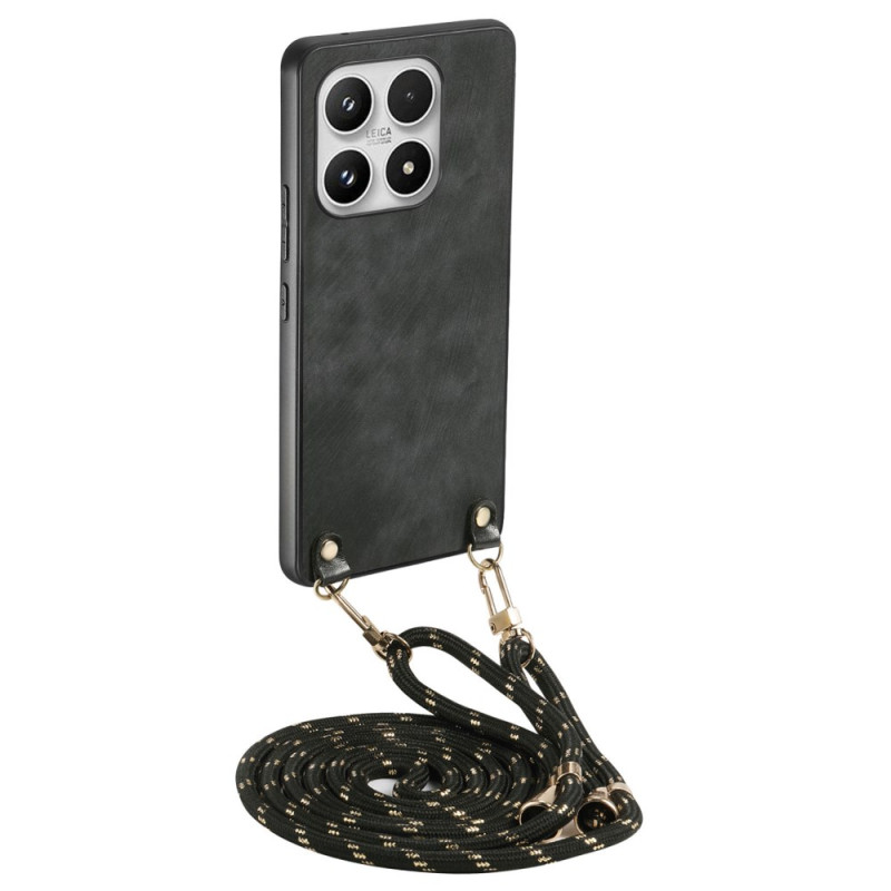 Xiaomi 17 Funda con cordón efecto ante