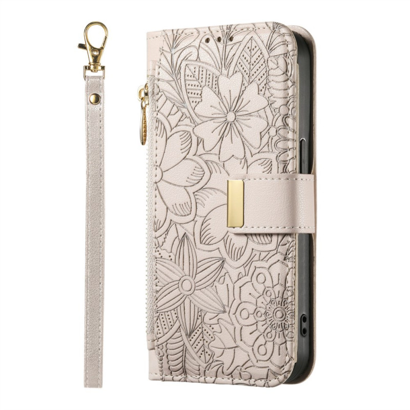 Xiaomi 17 Wallet Funda Floral Pattern