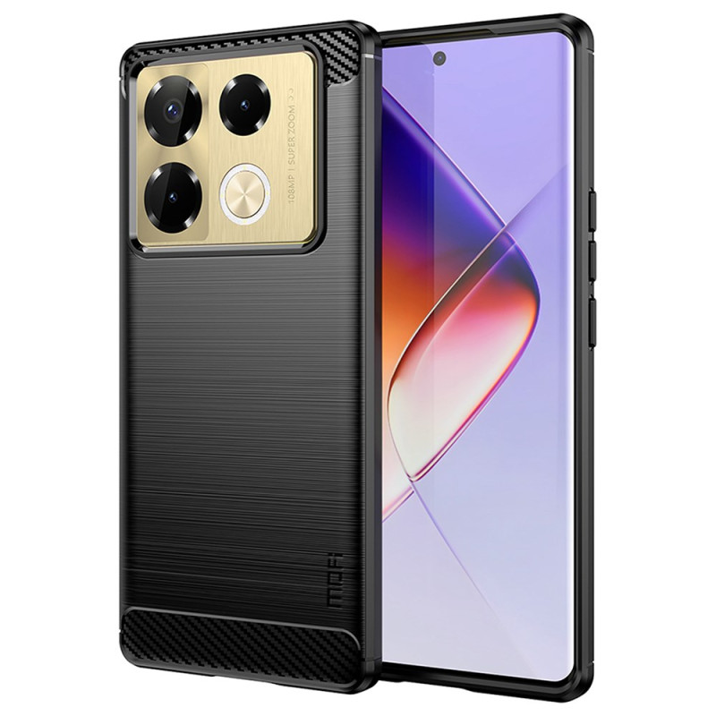 Funda MOFI de fibra de carbono cepillada Infinix Note 40 Pro Plus