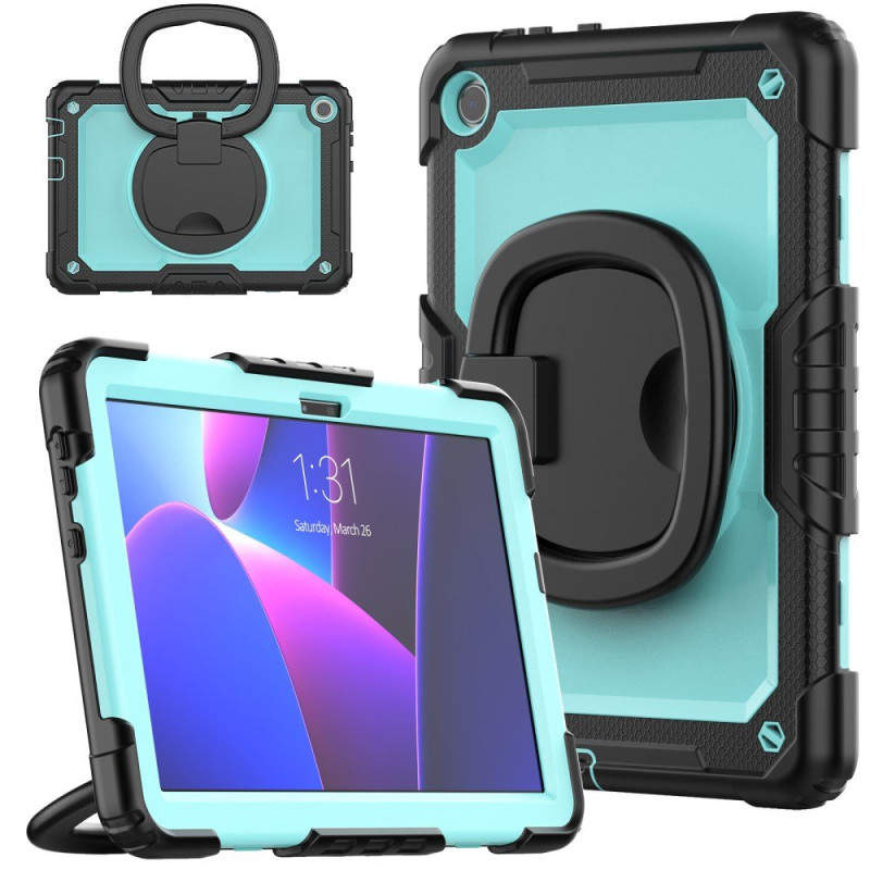 Lenovo Tab M10 (Gen 3) Funda TB-328FU / TB-328XU Rotación de 360°, soporte y colgante para el hombro