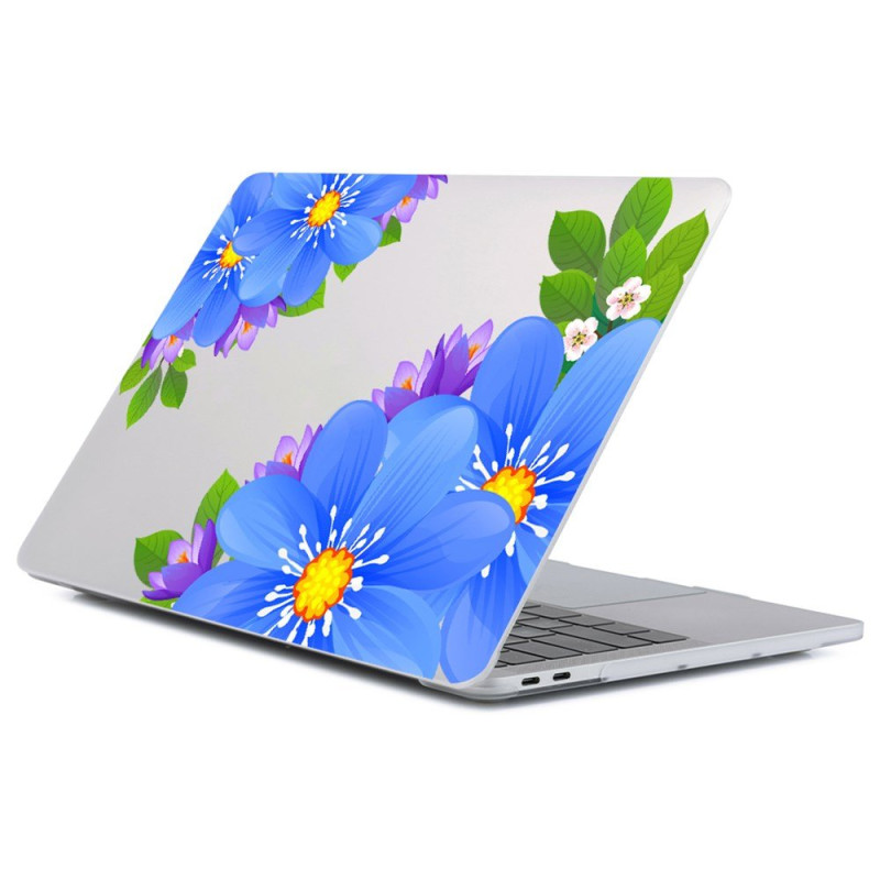 Funda para MacBook Air 13'' (2026) / (2025) / (2024) / (2022) Flores azules
