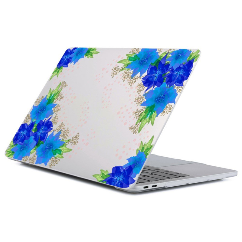 Funda para MacBook Air 13'' (2026) / (2025) / (2024) / (2022) Floral Azul