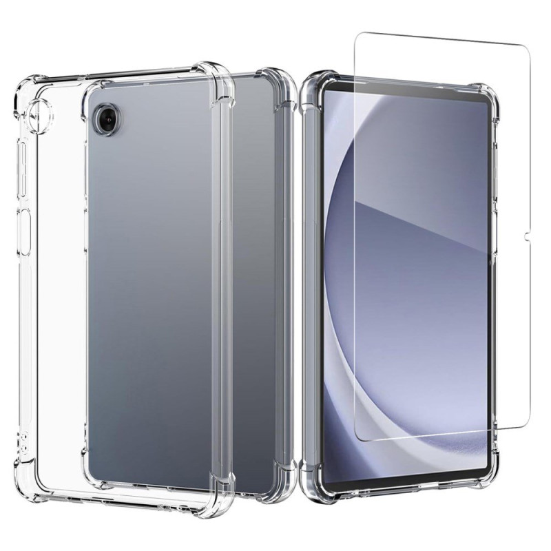 Samsung Galaxy Tab A11 Plus / A9 Plus Funda transparente con protector de pantalla