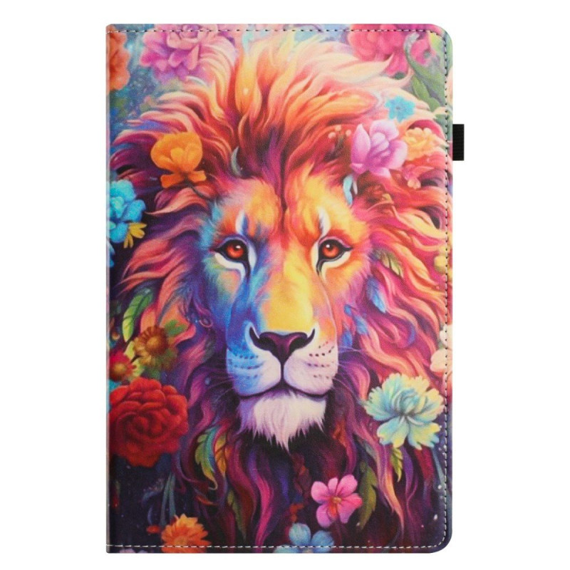 Funda con motivo de león para Samsung Galaxy Tab A 10.1 (2016)