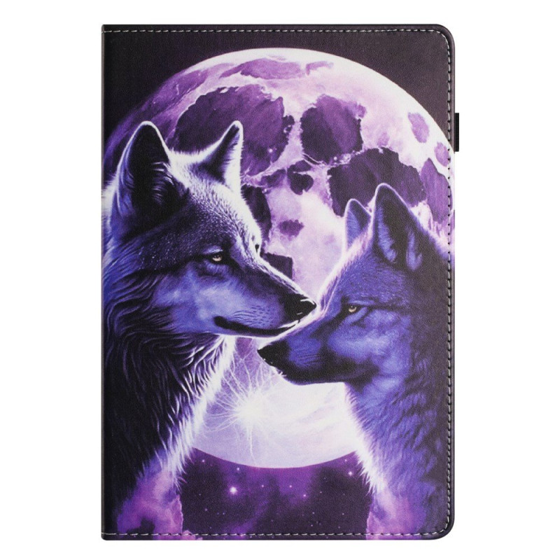 Samsung Galaxy Tab A 10.1 (2016) Funda Starry Sky Wolf