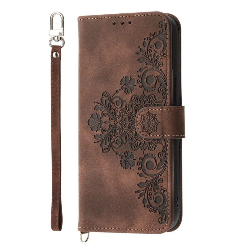 Funda Poco X8 Pro 5G Floral Efecto Gamuza