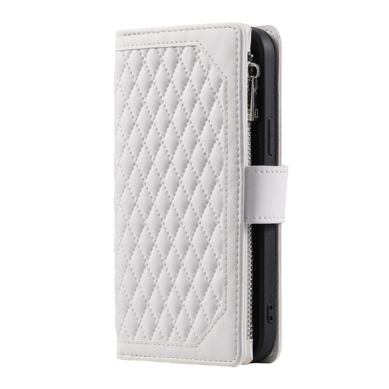 Honor 600 Lite Funda de cartera acolchada con colgante