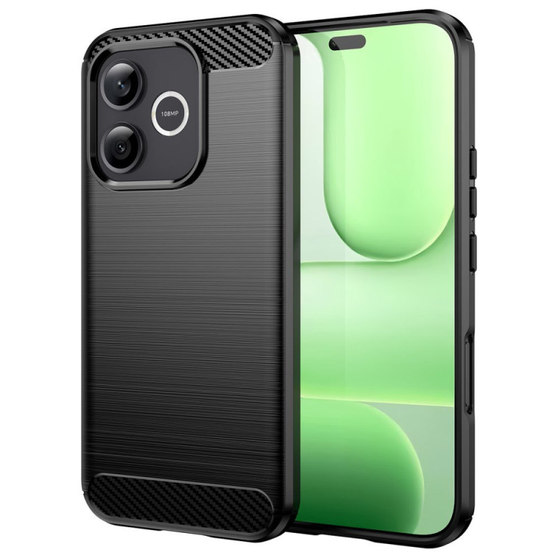 Honor 600 Lite Funda de fibra de carbono cepillada