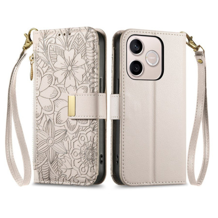 Honor 600 Lite Cartera Floral