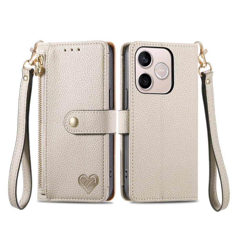 Honor 600 Lite Cartera Corazón (bloqueo RFID)