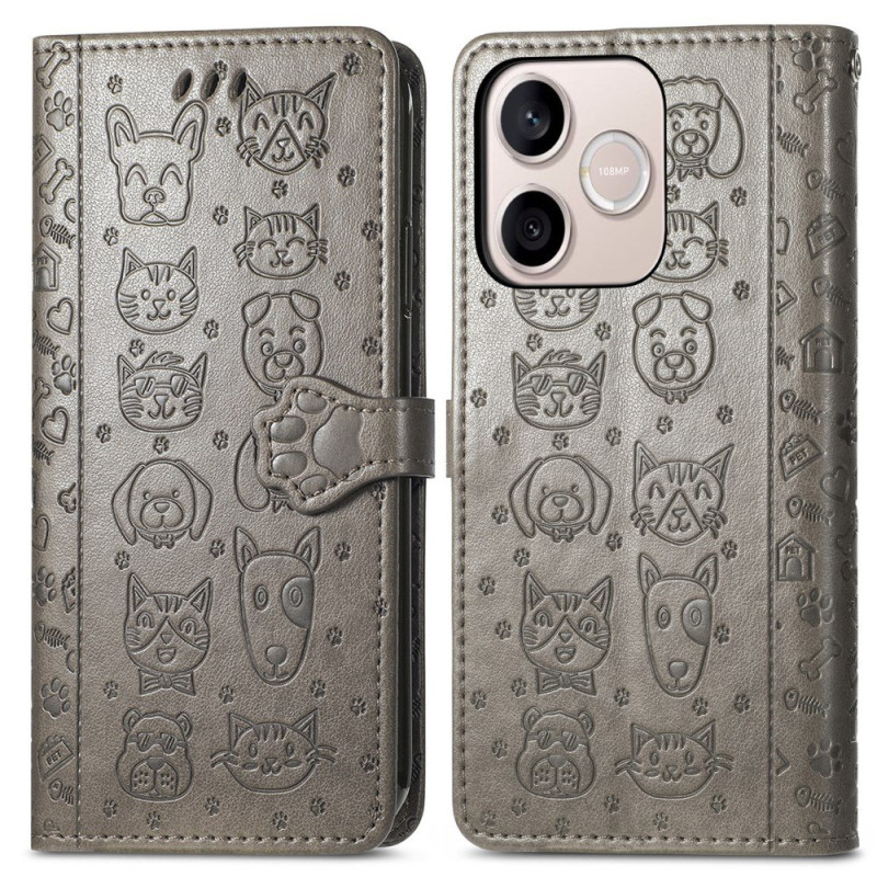 Honor 600 Lite Funda animada de animales